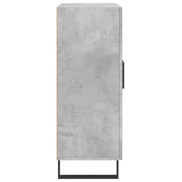 Credenza Grigio Cemento 69,5x34x90 cm in Legno Multistrato 827816