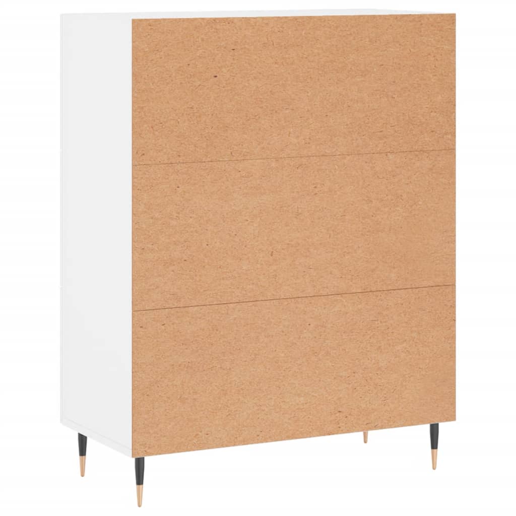 Credenza Bianca 69,5x34x90 cm in Legno Multistrato 827828