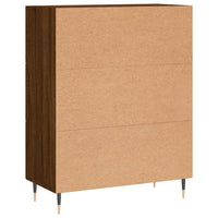 Credenza Rovere Marrone 69,5x34x90 cm in Legno Multistrato 827835