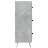 Credenza Grigio Cemento 69,5x34x90 cm in Legno Multistrato 827848