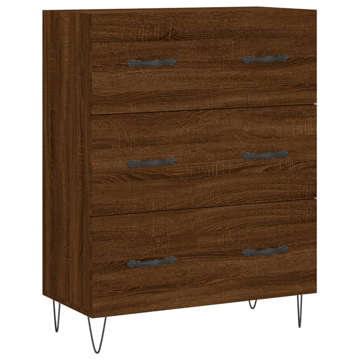 Credenza Rovere Marrone 69,5x34x90 cm in Legno Multistratocod mxl 128597