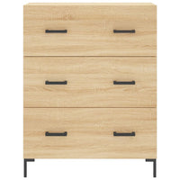 Credenza Rovere Sonoma 69,5x34x90 cm in Legno Multistrato 827855