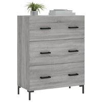 Credenza Grigio Sonoma 69,5x34x90 cm in Legno Multistratocod mxl 128752