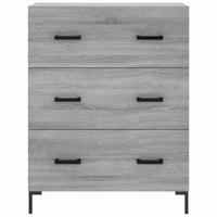 Credenza Grigio Sonoma 69,5x34x90 cm in Legno Multistrato 827858