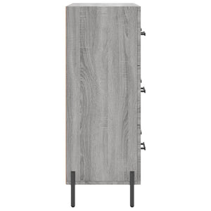 Credenza Grigio Sonoma 69,5x34x90 cm in Legno Multistrato 827866