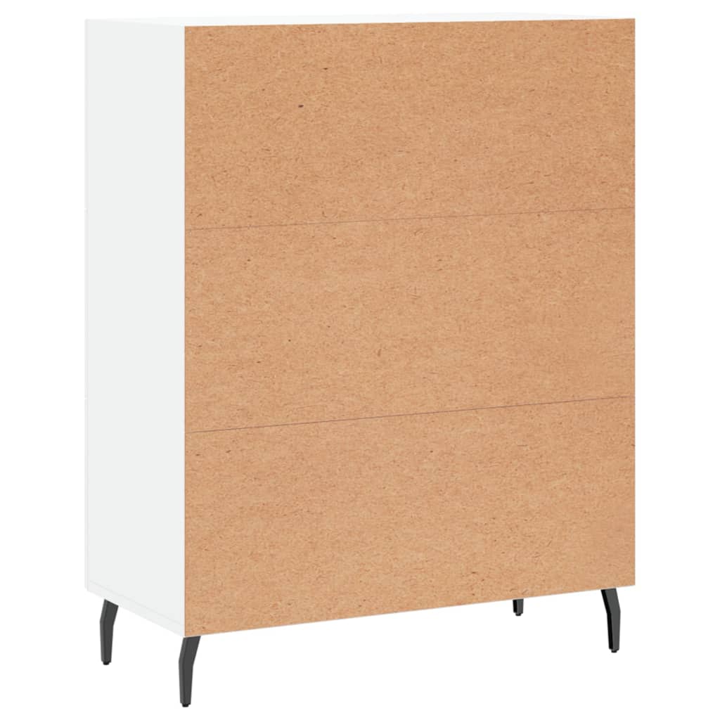 Credenza Bianca 69,5x34x90 cm in Legno Multistrato 827868