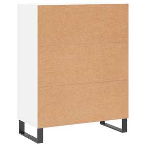 Credenza Bianca 69,5x34x90 cm in Legno Multistrato 827876