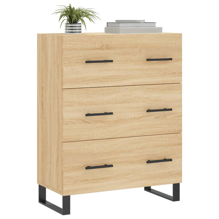 Credenza Rovere Sonoma 69,5x34x90 cm in Legno Multistratocod mxl 128387