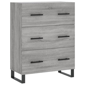 Credenza Grigio Sonoma 69,5x34x90 cm in Legno Multistratocod mxl 104689