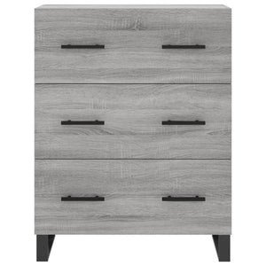 Credenza Grigio Sonoma 69,5x34x90 cm in Legno Multistrato 827882