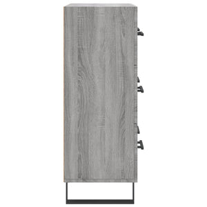 Credenza Grigio Sonoma 69,5x34x90 cm in Legno Multistrato 827882