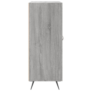 Credenza Grigio Sonoma 69,5x34x90 cm in Legno Multistrato 827890