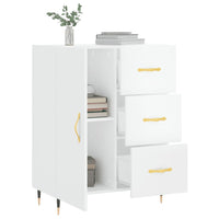 Credenza 69,5x34x90 cm in Legno Multistrato Bianco Lucido 827894