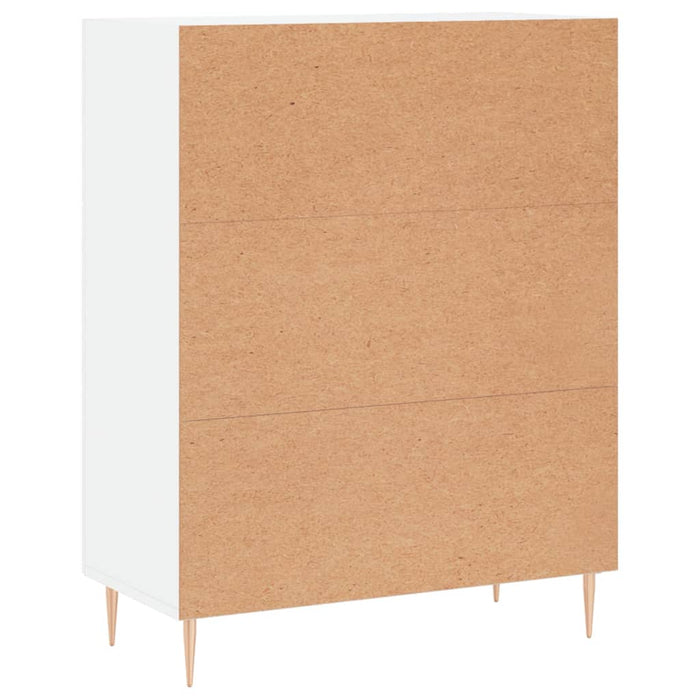 Credenza Bianca 69,5x34x90 cm in Legno Multistrato 827900