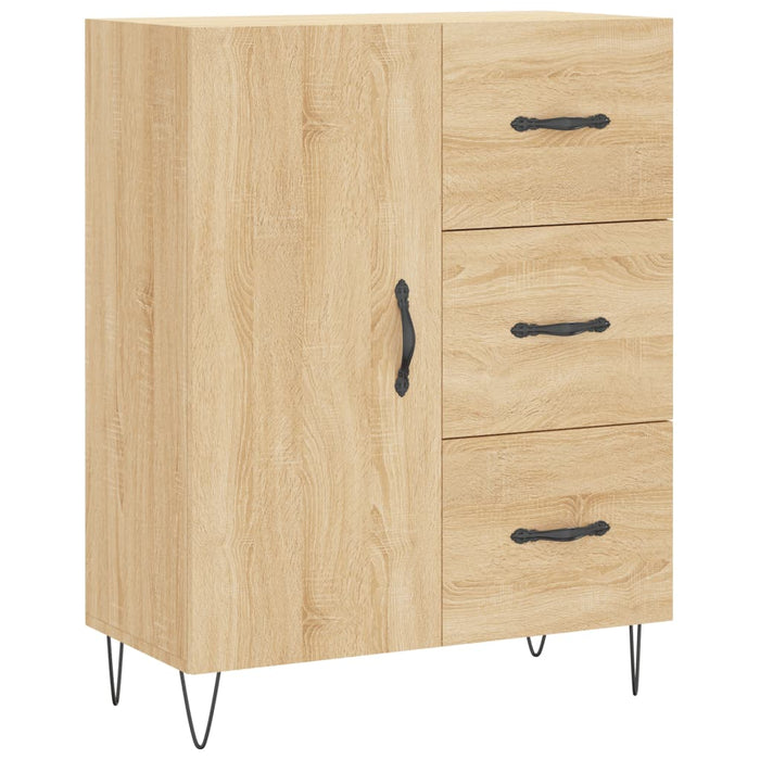 Credenza Rovere Sonoma 69,5x34x90 cm in Legno Multistratocod mxl 104419