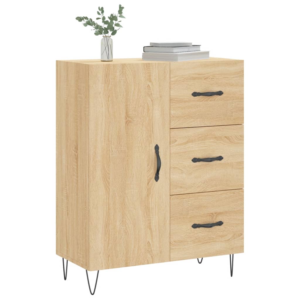 Credenza Rovere Sonoma 69,5x34x90 cm in Legno Multistratocod mxl 104419