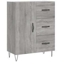 Credenza Grigio Sonoma 69,5x34x90 cm in Legno Multistrato 827914