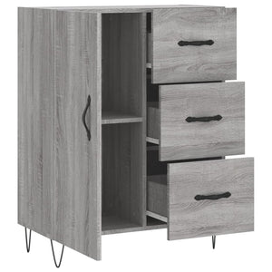 Credenza Grigio Sonoma 69,5x34x90 cm in Legno Multistrato 827914