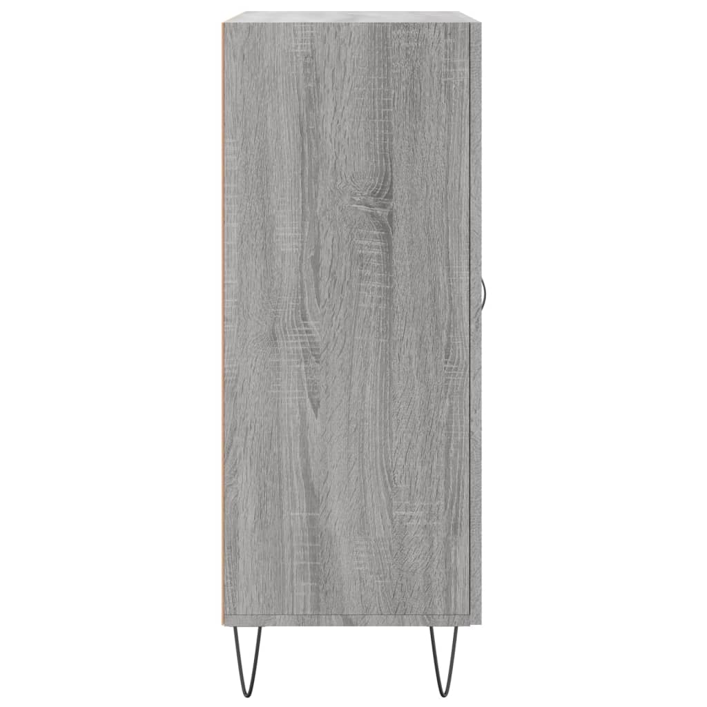 Credenza Grigio Sonoma 69,5x34x90 cm in Legno Multistrato 827914