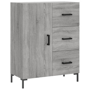 Credenza Grigio Sonoma 69,5x34x90 cm in Legno Multistrato 827922