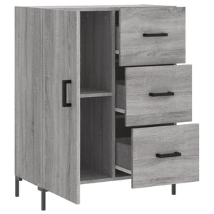 Credenza Grigio Sonoma 69,5x34x90 cm in Legno Multistrato 827922