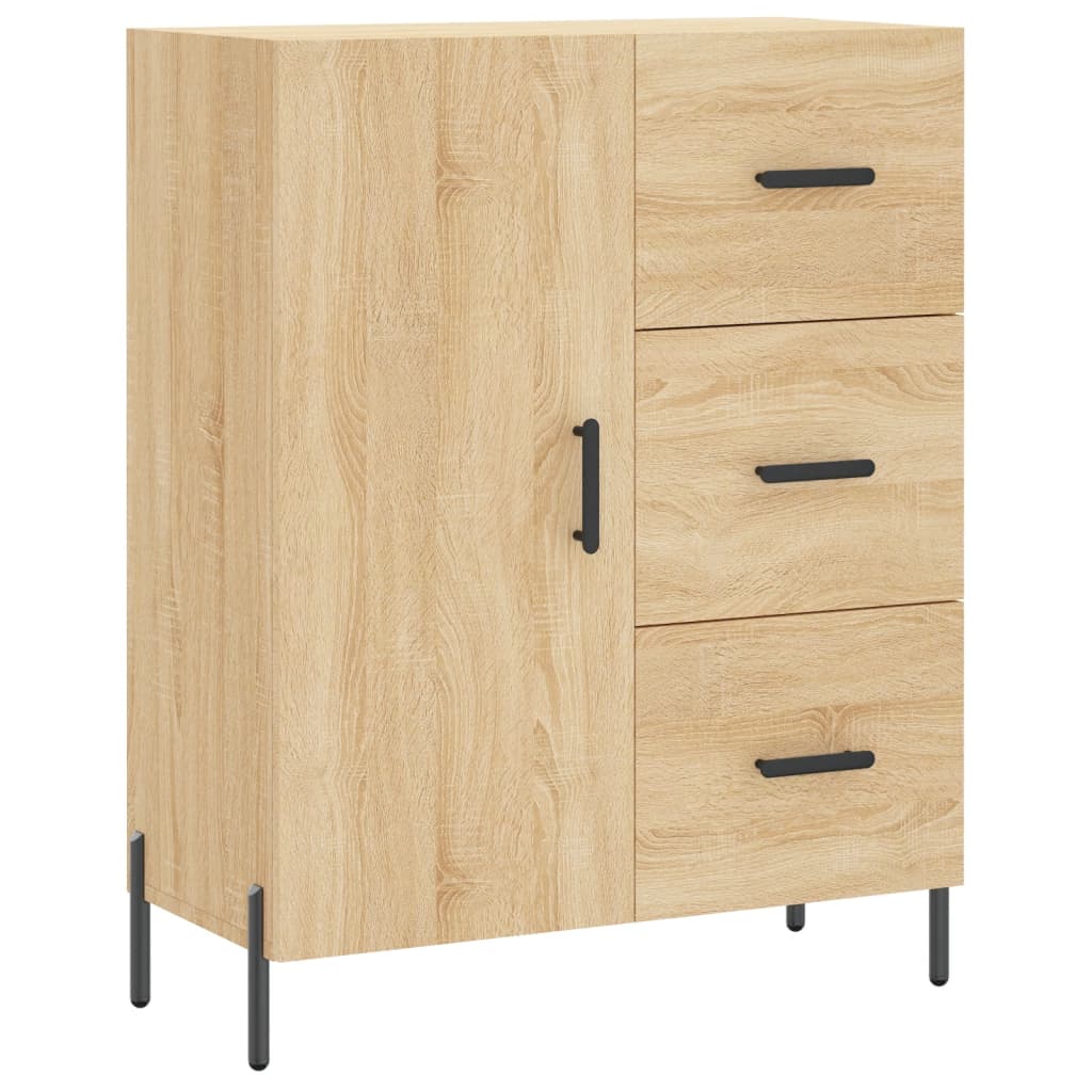 Credenza Rovere Sonoma 69,5x34x90 cm in Legno Multistratocod mxl 80480