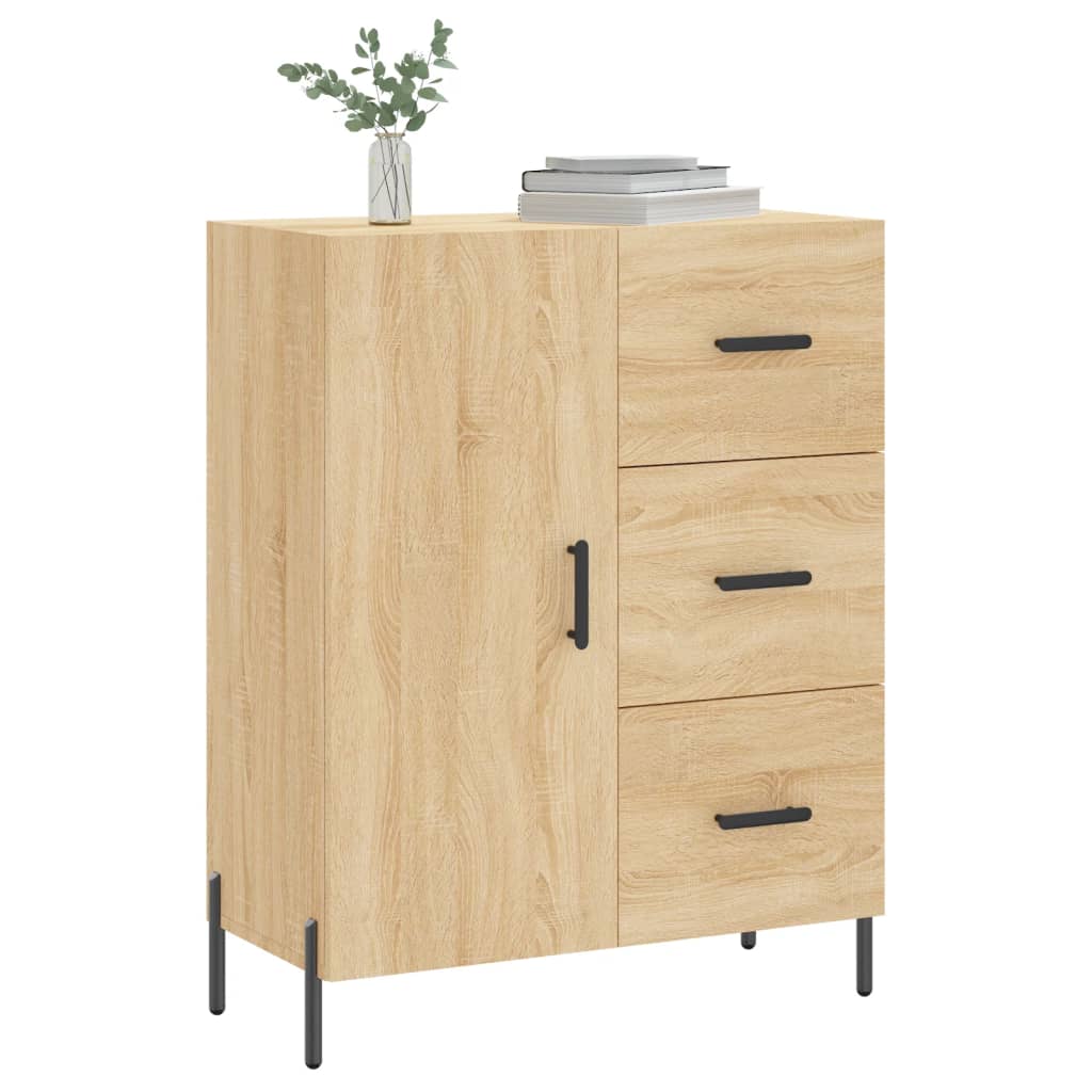 Credenza Rovere Sonoma 69,5x34x90 cm in Legno Multistratocod mxl 80480