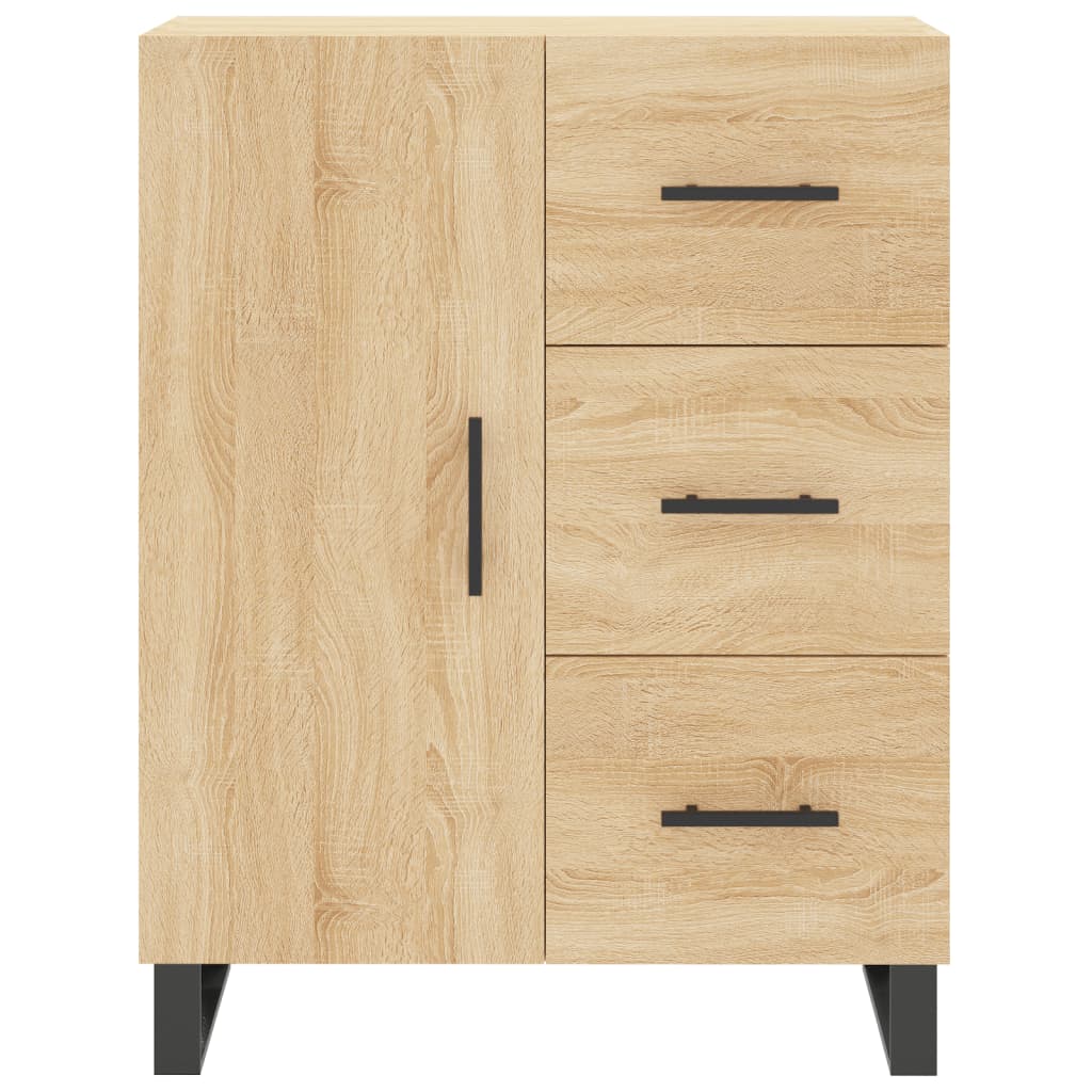 Credenza Rovere Sonoma 69,5x34x90 cm in Legno Multistrato 827943