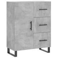 Credenza Grigio Cemento 69,5x34x90 cm in Legno Multistratocod mxl 79945