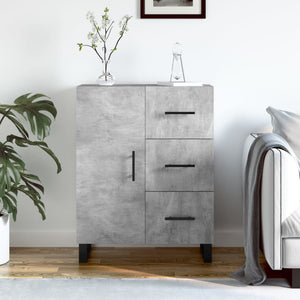 Credenza Grigio Cemento 69,5x34x90 cm in Legno Multistratocod mxl 79945