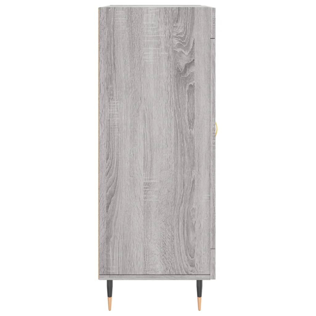 Credenza Grigio Sonoma 69,5x34x90 cm in Legno Multistrato 828026