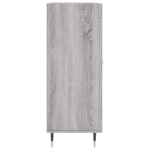 Credenza Grigio Sonoma 69,5x34x90 cm in Legno Multistrato 828026