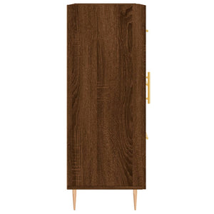 Credenza Rovere Marrone 69,5x34x90 cm in Legno Multistrato 828035