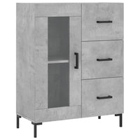 Credenza Grigio Cemento 69,5x34x90 cm in Legno Multistratocod mxl 103842