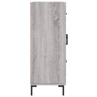 Credenza Grigio Sonoma 69,5x34x90 cm in Legno Multistrato 828050