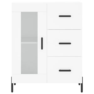 Credenza Bianca 69,5x34x90 cm in Legno Multistrato 828052