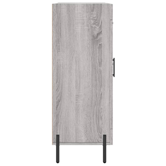 Credenza Grigio Sonoma 69,5x34x90 cm in Legno Multistrato 828058