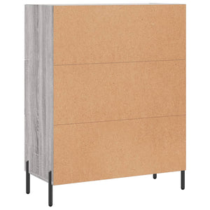 Credenza Grigio Sonoma 69,5x34x90 cm in Legno Multistrato 828058