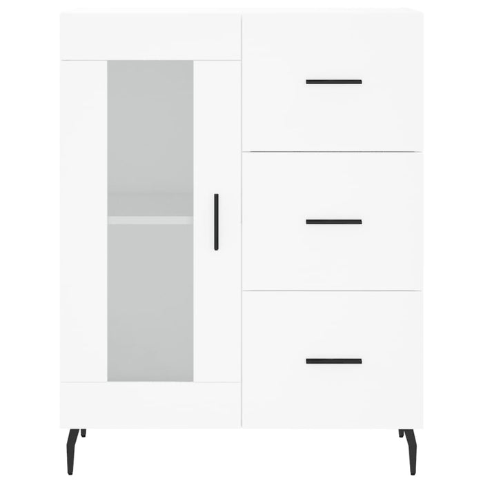 Credenza Bianca 69,5x34x90 cm in Legno Multistrato 828060