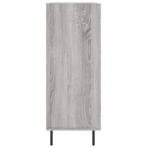 Credenza Grigio Sonoma 69,5x34x90 cm in Legno Multistrato 828066