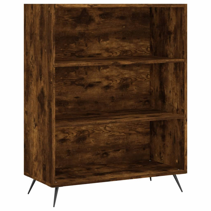 Libreria Rovere Fumo 69,5x32,5x90 cm in Legno Multistratocod mxl 129279