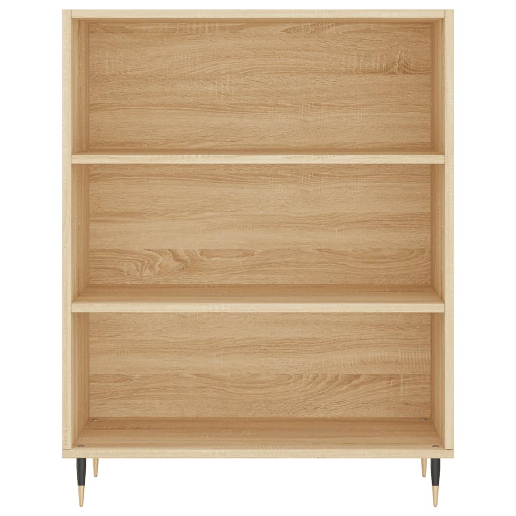 Libreria Rovere Sonoma 69,5x32,5x90 cm in Legno Multistrato 828343