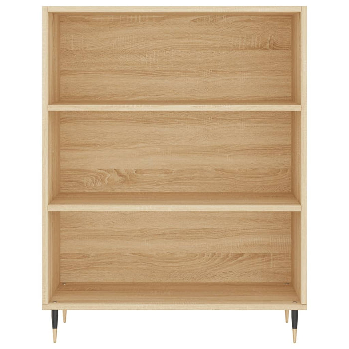 Libreria Rovere Sonoma 69,5x32,5x90 cm in Legno Multistrato 828343