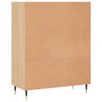 Libreria Rovere Sonoma 69,5x32,5x90 cm in Legno Multistrato 828343