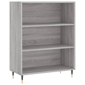 Libreria Grigio Sonoma 69,5x32,5x90 cm in Legno Multistratocod mxl 80891