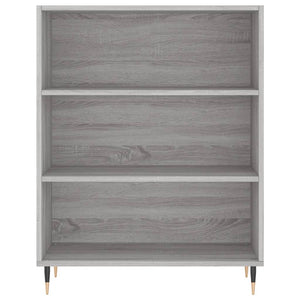 Libreria Grigio Sonoma 69,5x32,5x90 cm in Legno Multistrato 828346