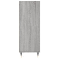 Libreria Grigio Sonoma 69,5x32,5x90 cm in Legno Multistrato 828346