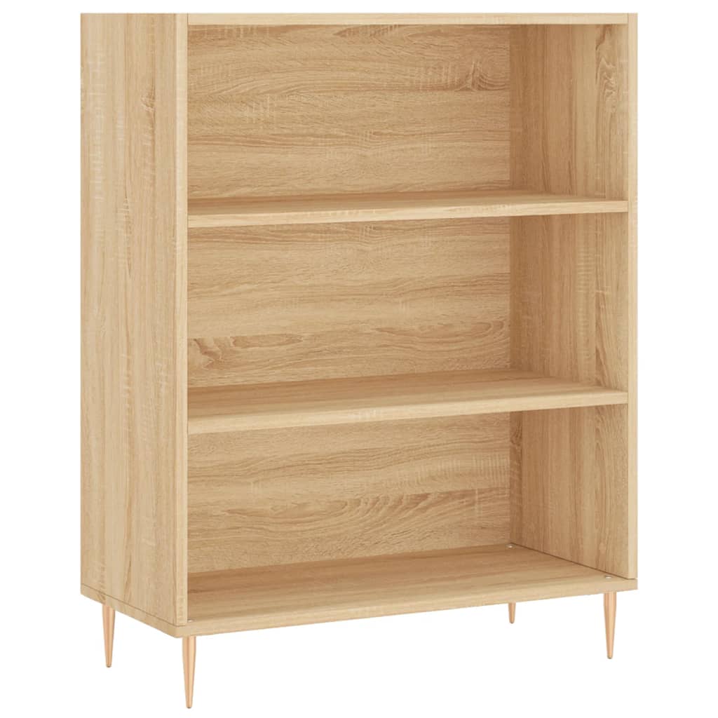 Libreria Rovere Sonoma 69,5x32,5x90 cm in Legno Multistrato 828351