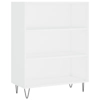 Libreria Bianca 69,5x32,5x90 cm in Legno Multistrato 828356