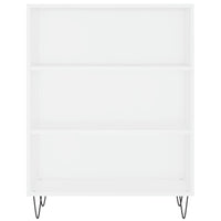 Libreria Bianca 69,5x32,5x90 cm in Legno Multistrato 828356